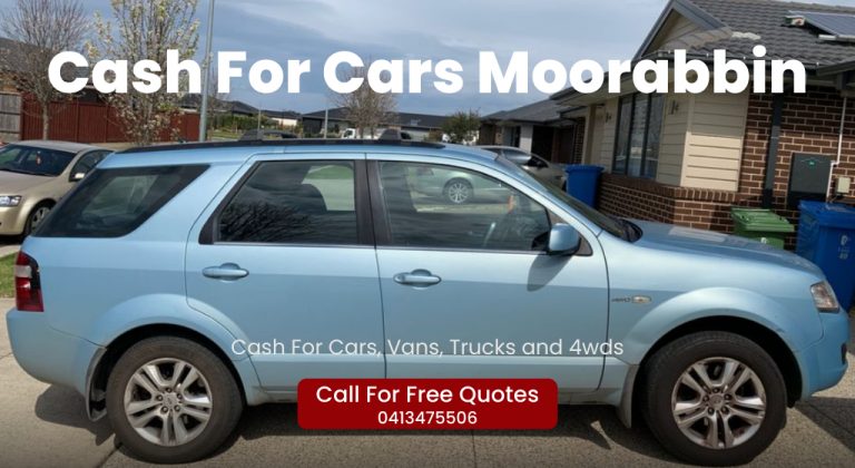 Cash For Cars Moorabbin | Get Cash For Your Scrap Today